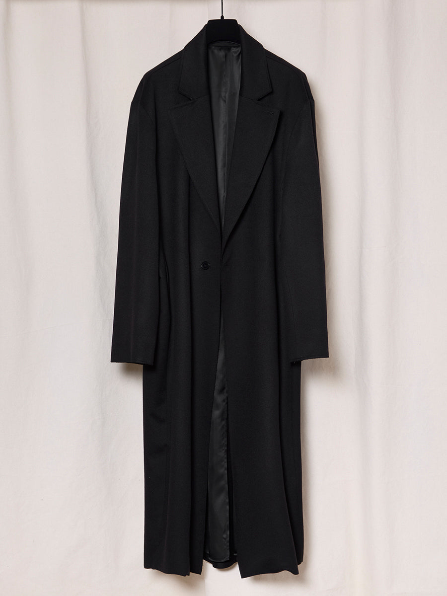 PRE-ORDER S19 NO.175 HEAVY WOOL TWO BUTTON COAT