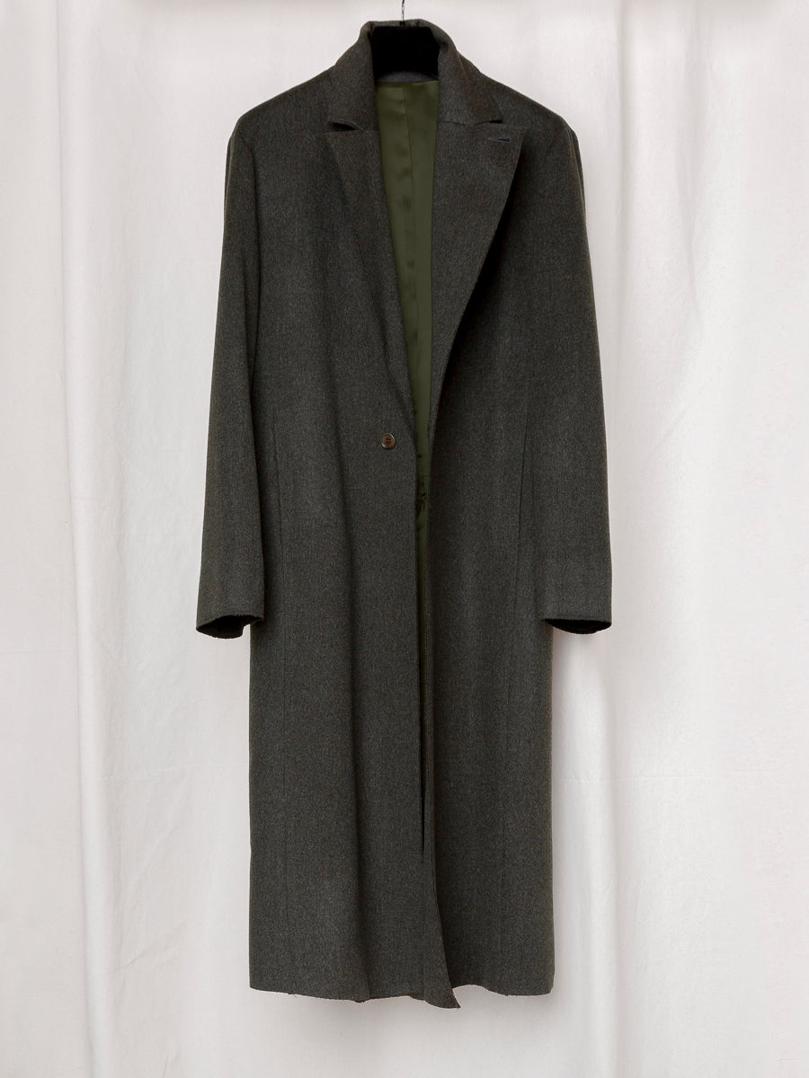 S17 NO.175 HEAVY WOOL TWO BUTTON COAT