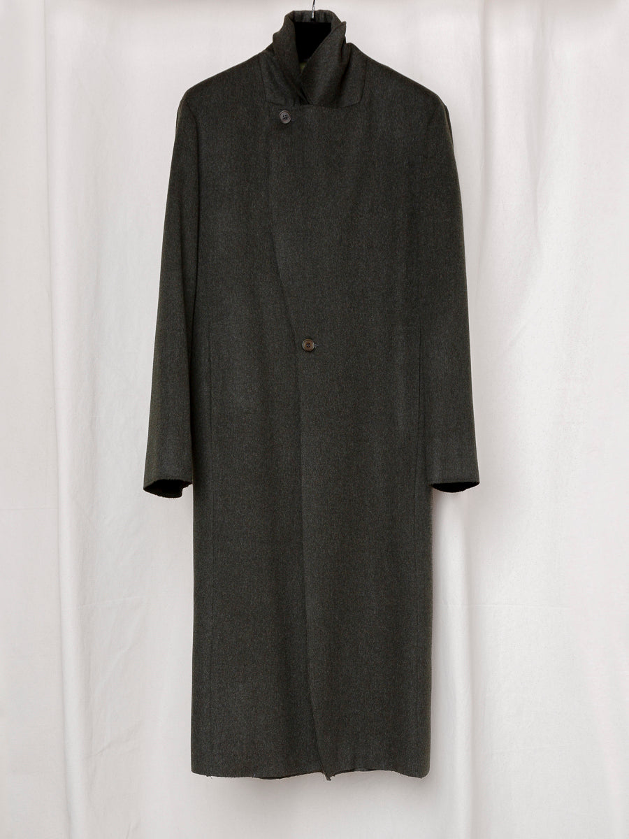 S17 NO.175 HEAVY WOOL TWO BUTTON COAT