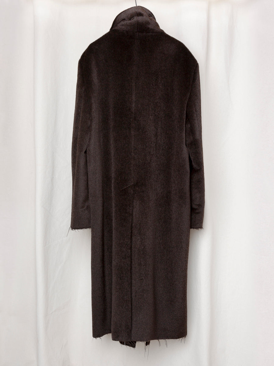 S17 NO.175 SURY ALPACA WOOL TWO BUTTON COAT