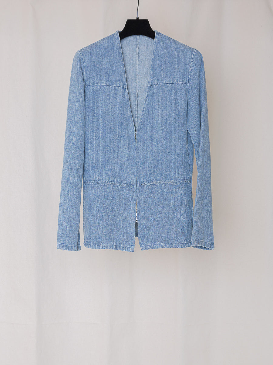 ARCHIVE NO.196 DENIM ZIPPER JACKET