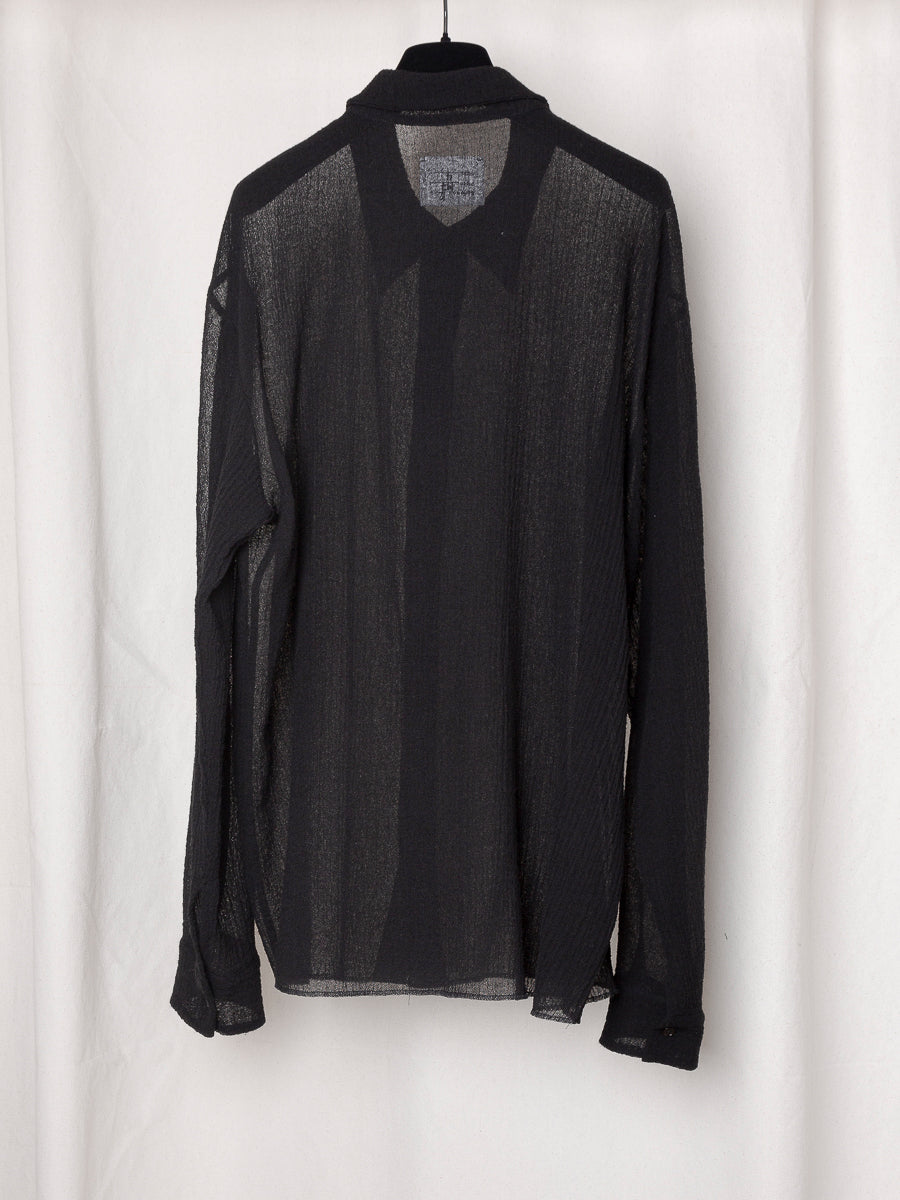 S17 NO.197 WOOL CRUSHED SHIRT