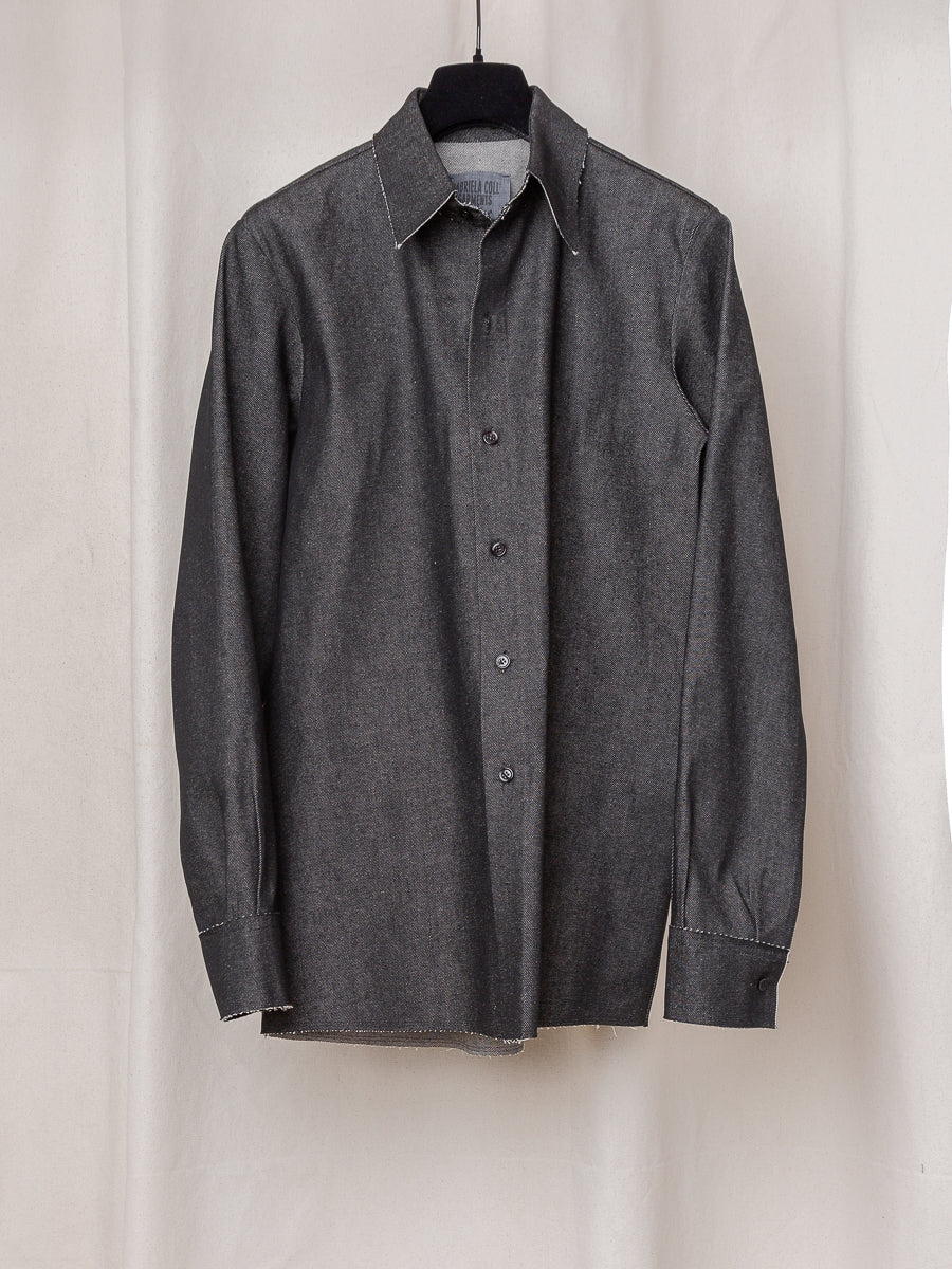 S17 NO.197 BLACK DENIM SHIRT