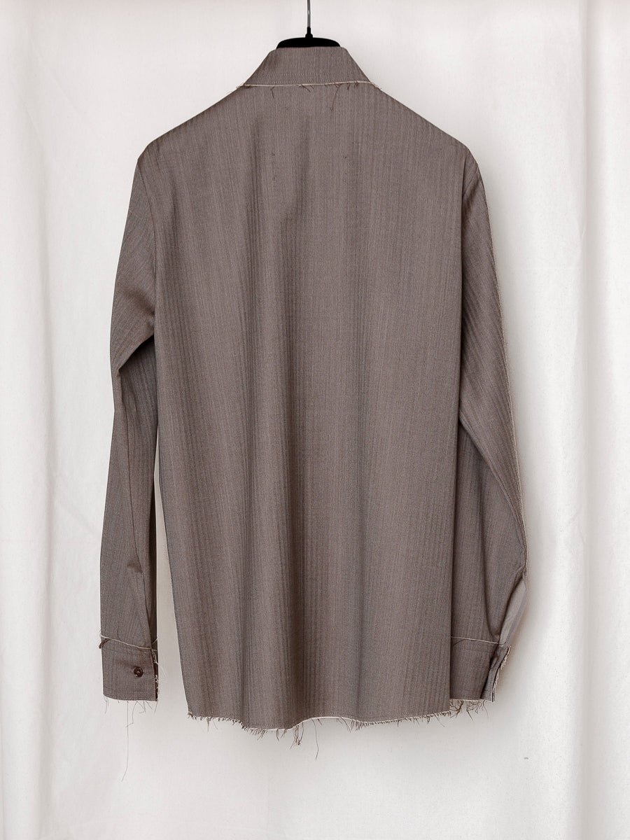 S17 NO.197 FINE WOOL SHIRT