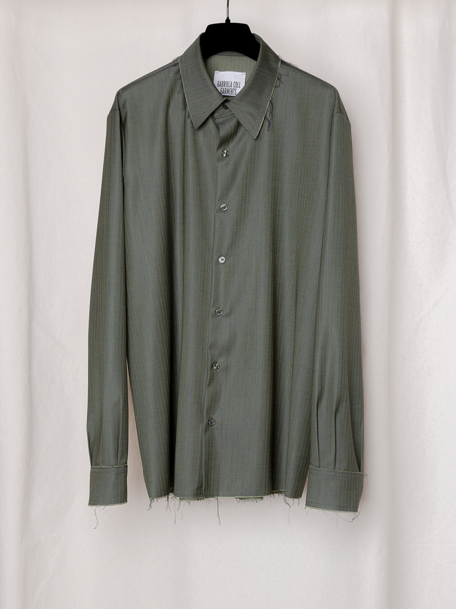 S17 NO.197 FINE WOOL SHIRT