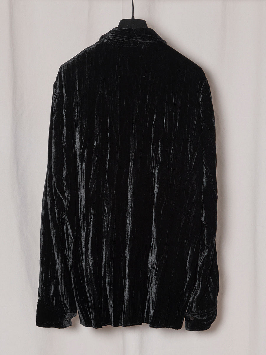 PRE-ORDER S19 NO.197 SILK VELVET SHIRT