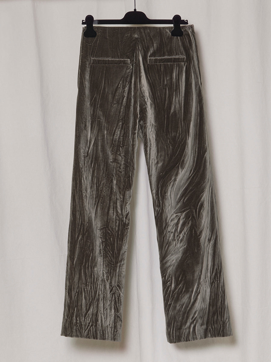 PRE-ORDER S19 NO.205 COTTON VELVET TAILORED TROUSERS