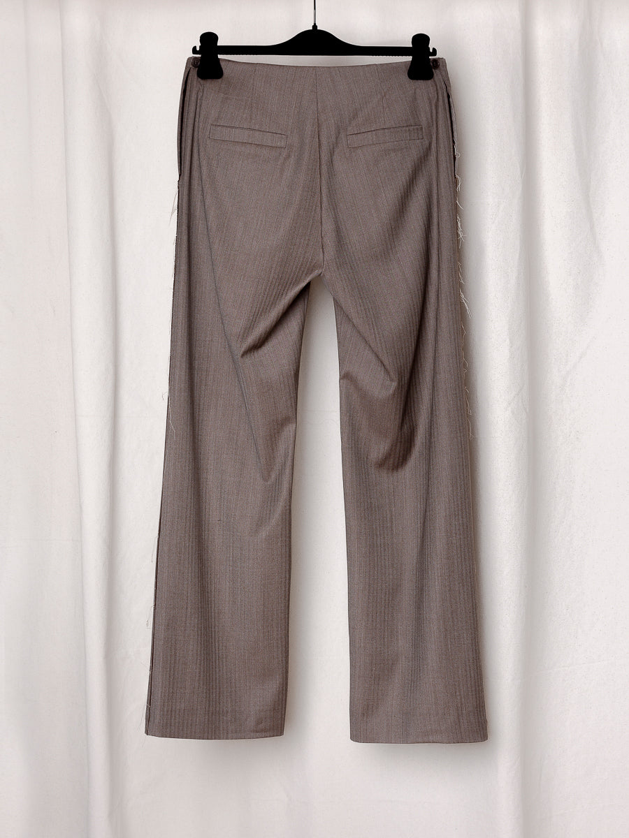 S17 NO.205 FINE WOOL TAILORED TROUSERS