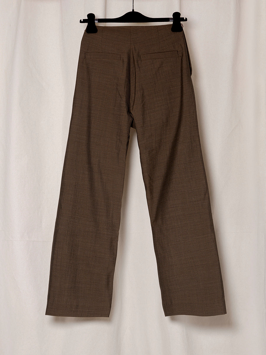 S18 NO.205 SUMMER WOOL TAILORED TROUSERS