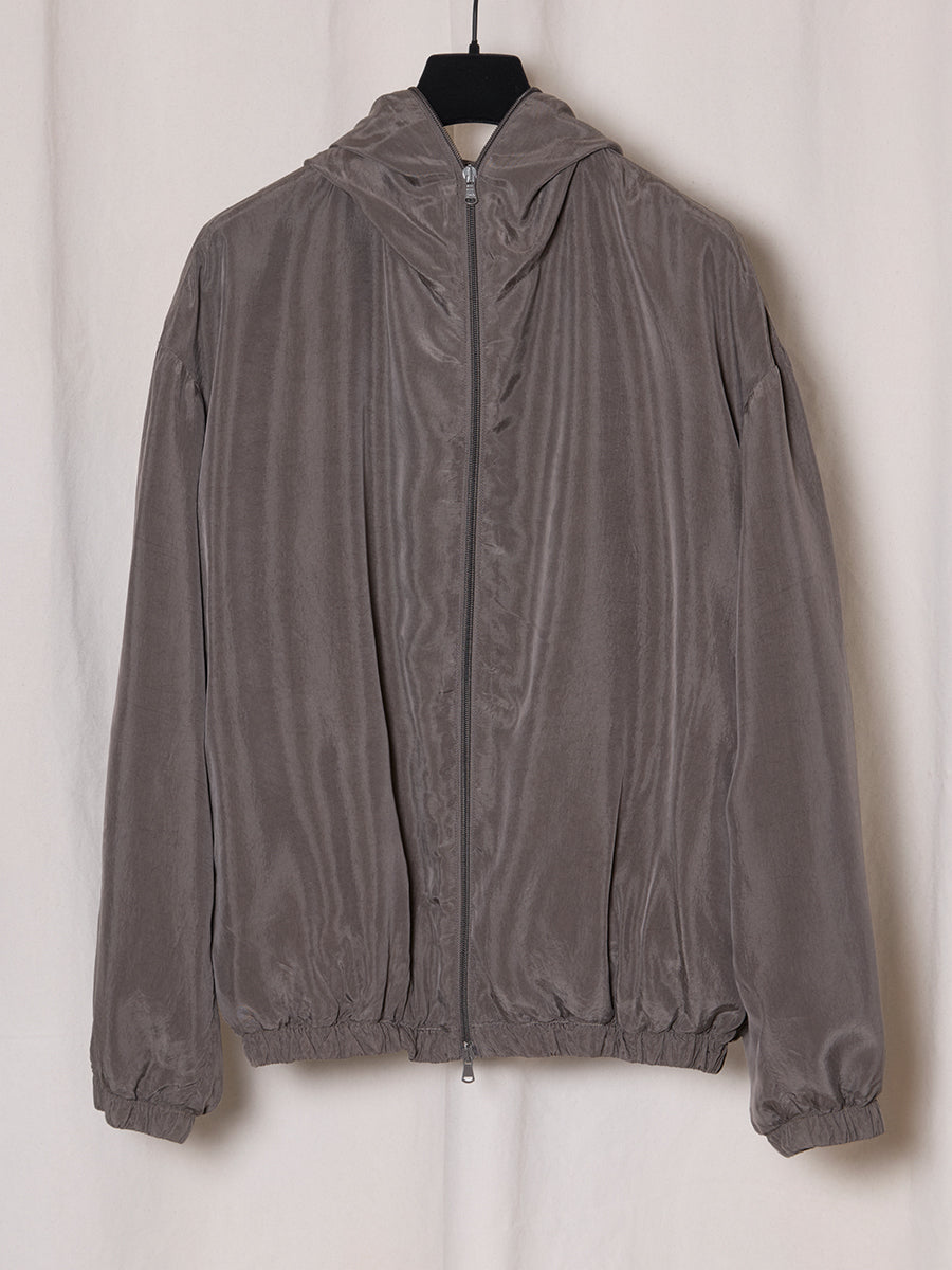 PRE-ORDER S19 NO.216 DOUBLE CUPRO HOODED ZIPPER JACKET