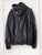 S17 NO.216 LEATHER HOODED ZIPPER JACKET