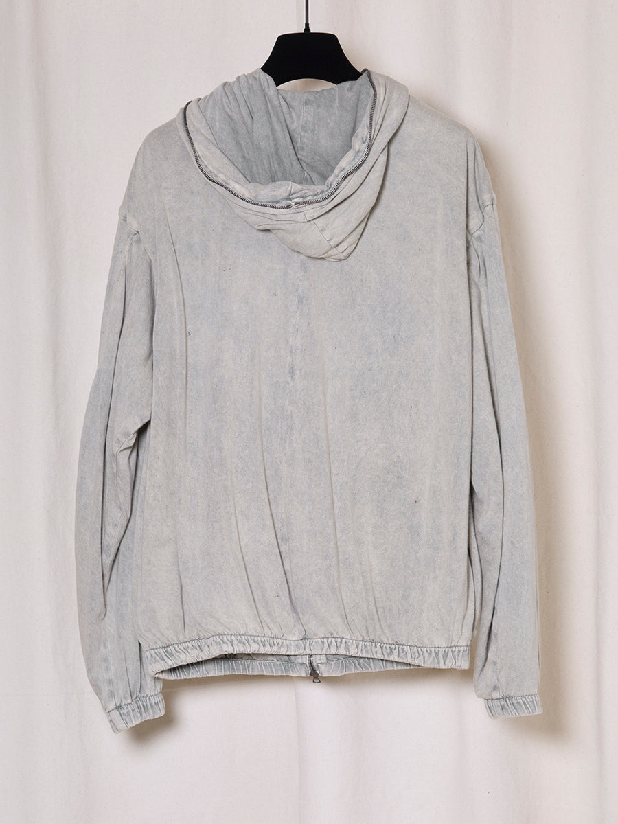 PREORDER S20 NO.216 ORGANIC COTTON DOUBLE ZIPPER JACKET