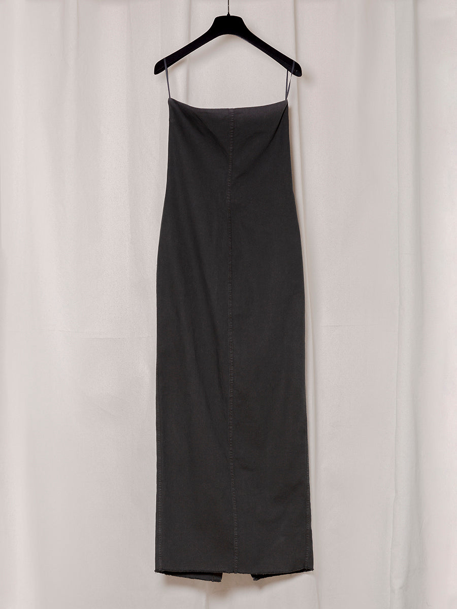 S18 NO.226 THIN CANVAS SNAP DRESS