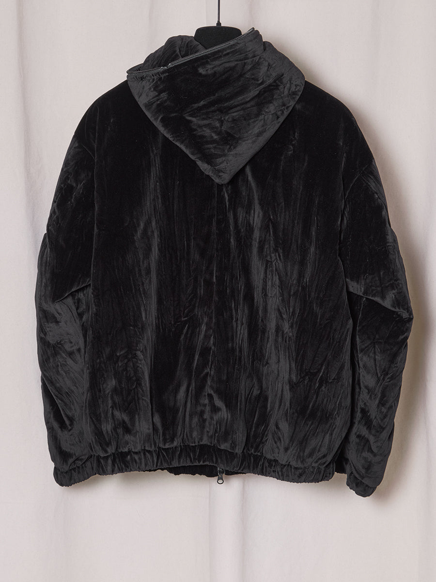 PRE-ORDER S19 NO.229 COTTON VELVET PUFFER HOODED JACKET