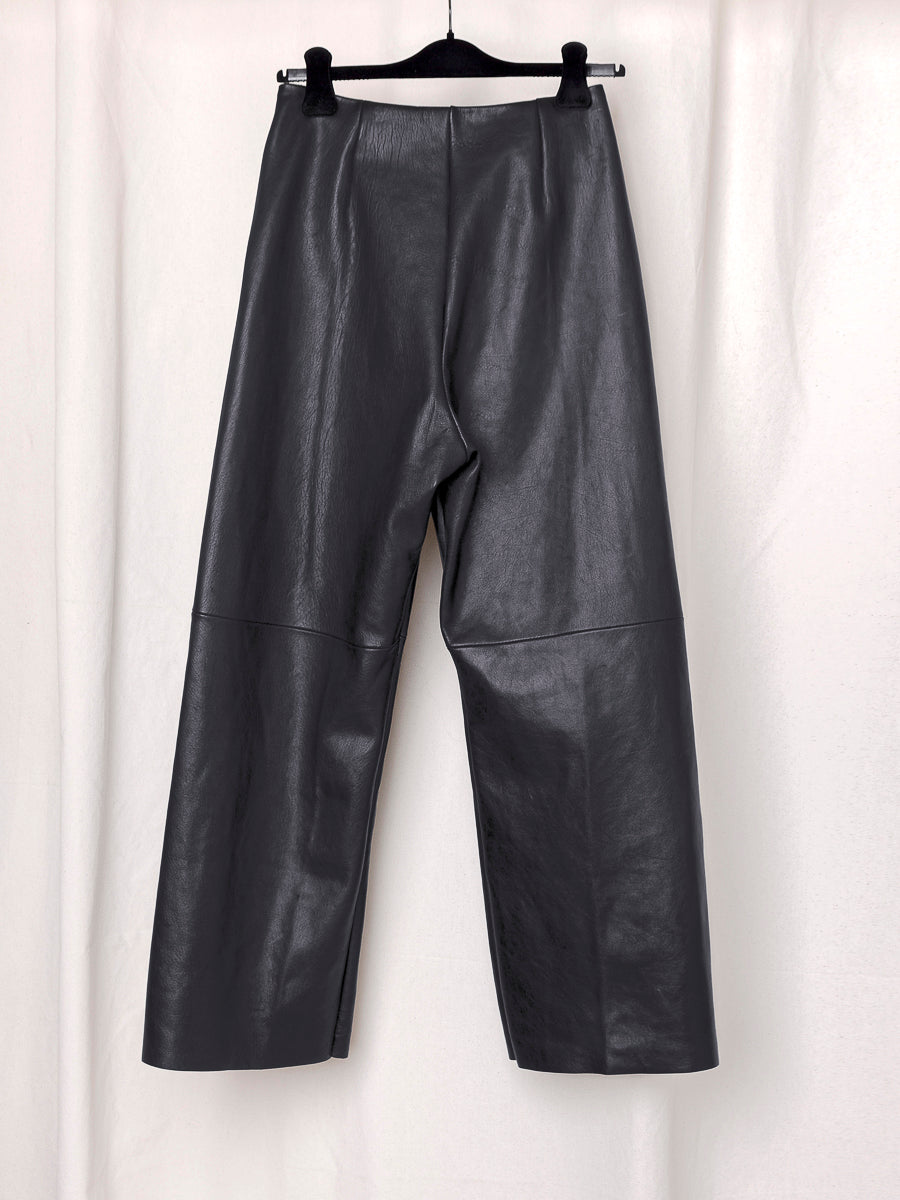 S17 NO.249 LEATHER FULL TROUSERS