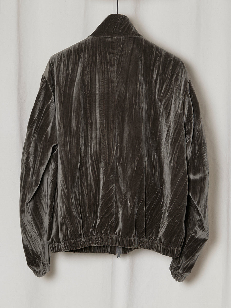PRE-ORDER S19 NO.261 COTTON VELVET ZIPPER JACKET