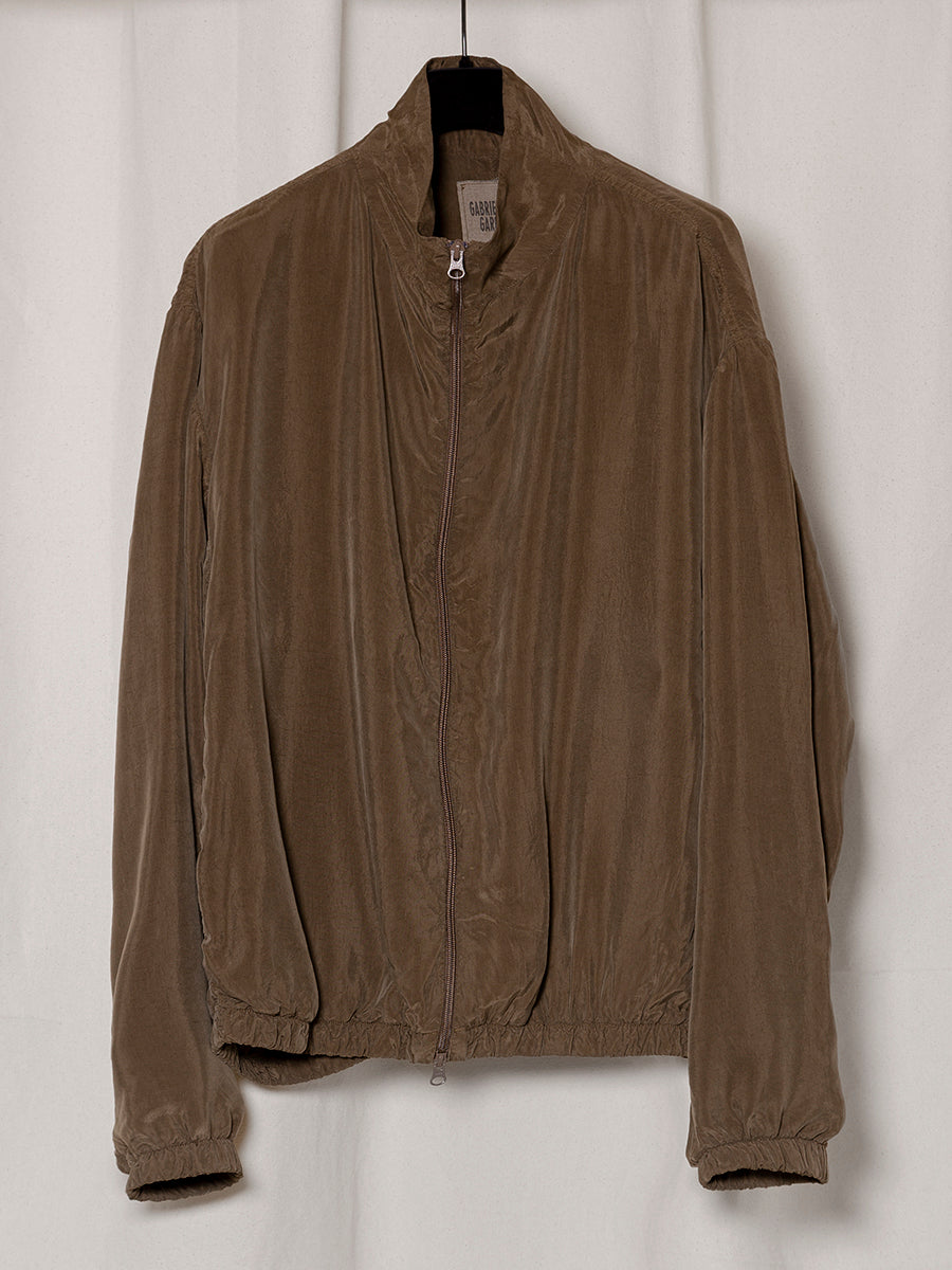 S18 NO.261 CUPRO DOUBLED ZIPPER JACKET