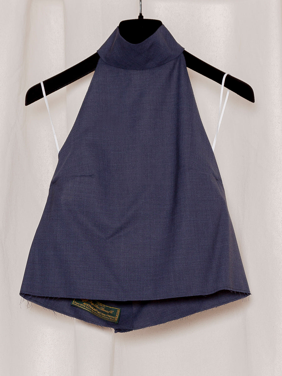 ARCHIVE NO.266 LORO PIANA FINE WOOL HALTER TOP