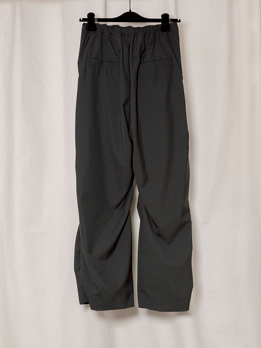 S18 NO.267 SUMMER WOOL DRAPED TROUSERS