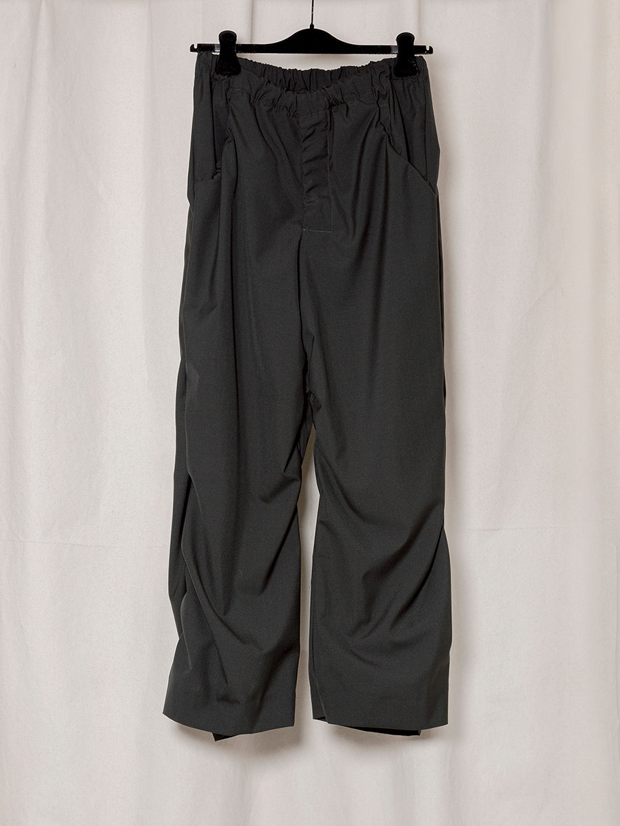 S18 NO.267 SUMMER WOOL DRAPED TROUSERS