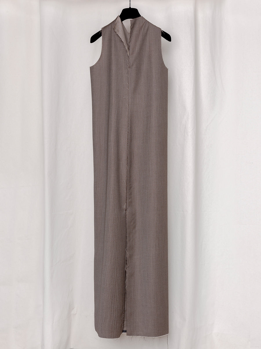 S17 NO.271 FINE WOOL CENTER SEAMS DRESS