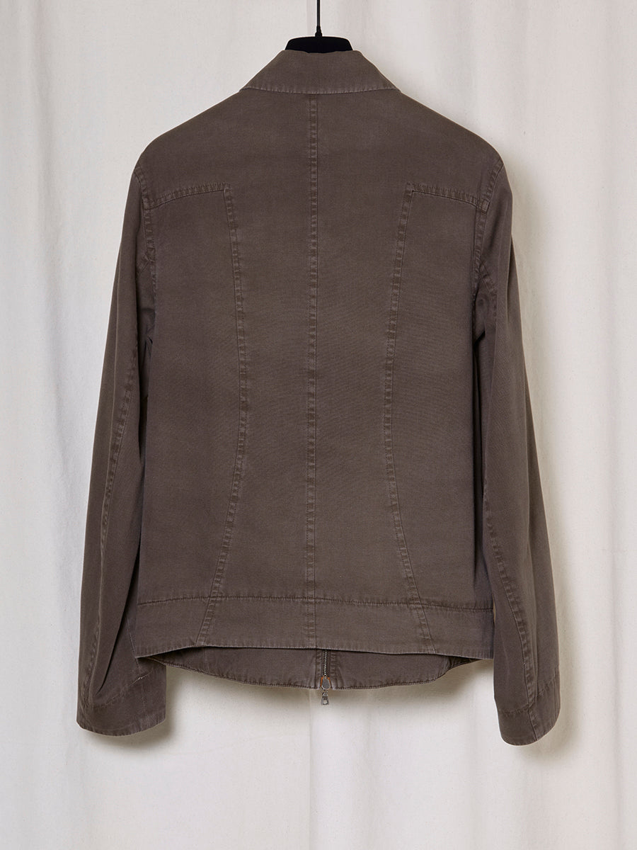 PREORDER S20 NO.285 MUD THIN CANVAS POCKET JACKET