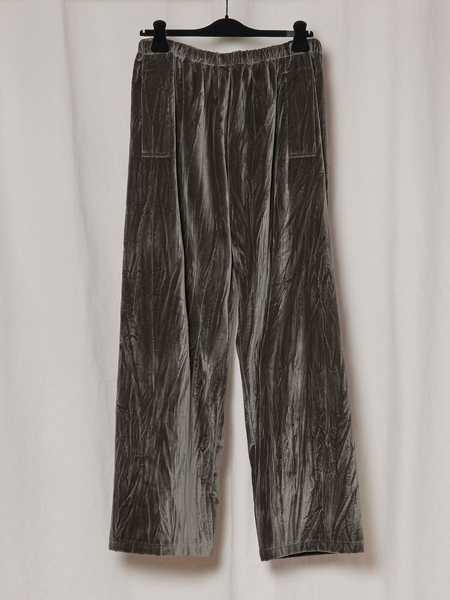 PRE-ORDER S19 NO.287 COTTON VELVET FLAP POCKET TROUSERS