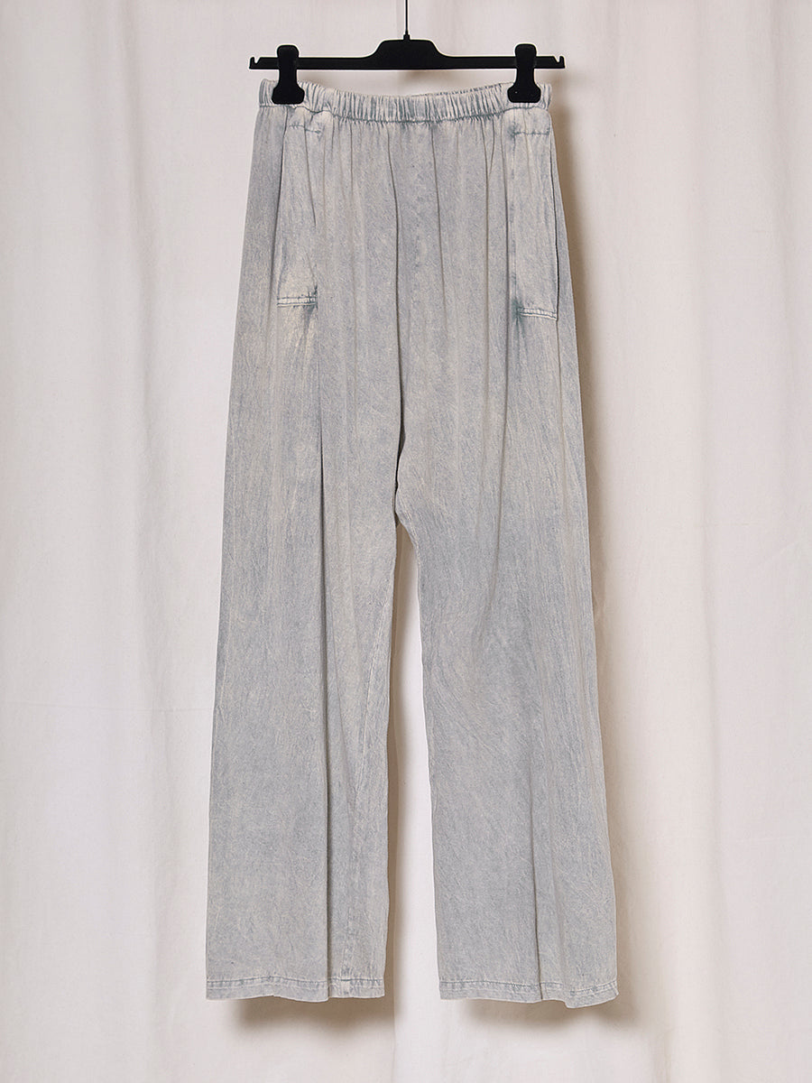PREORDER S20 NO.287 ORGANIC COTTON FLAP POCKET TROUSERS
