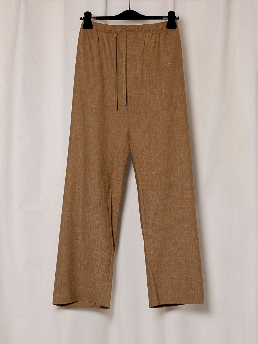 S18 NO.288 SUMMER WOOL DRAWSTRING TROUSERS