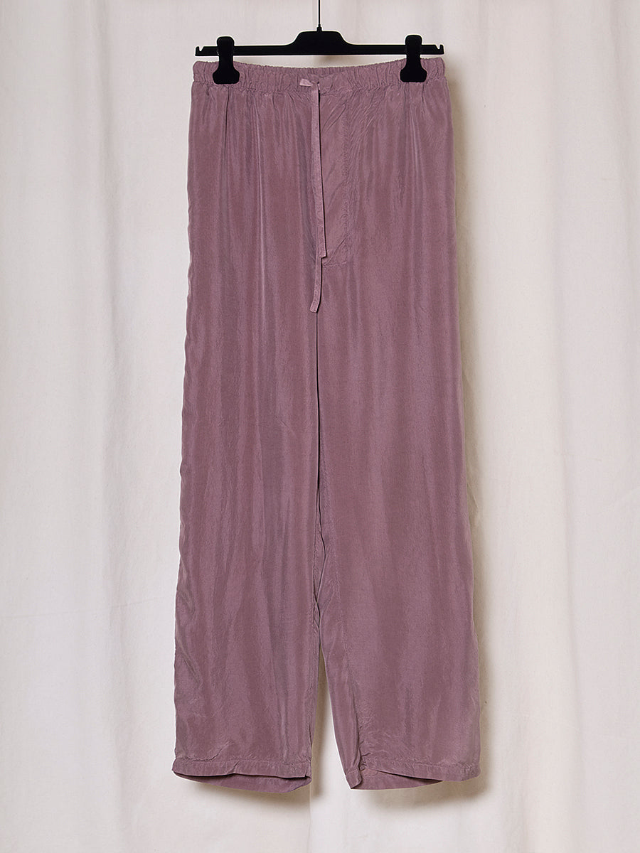 PREORDER S20 NO.288 MERLOT DRAWSTRING TROUSERS