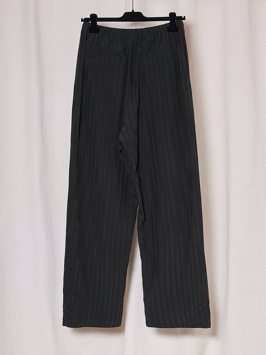 PREORDER S20 NO.288 JACQUARD STRIPE DRAWSTRING TROUSERS