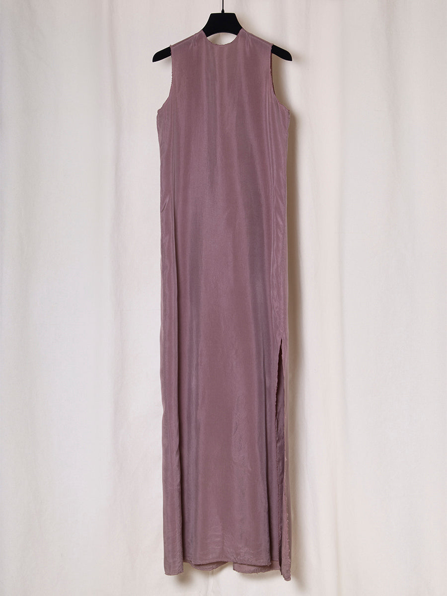 PREORDER S20 NO.298 CUPRO SLIT DRESS