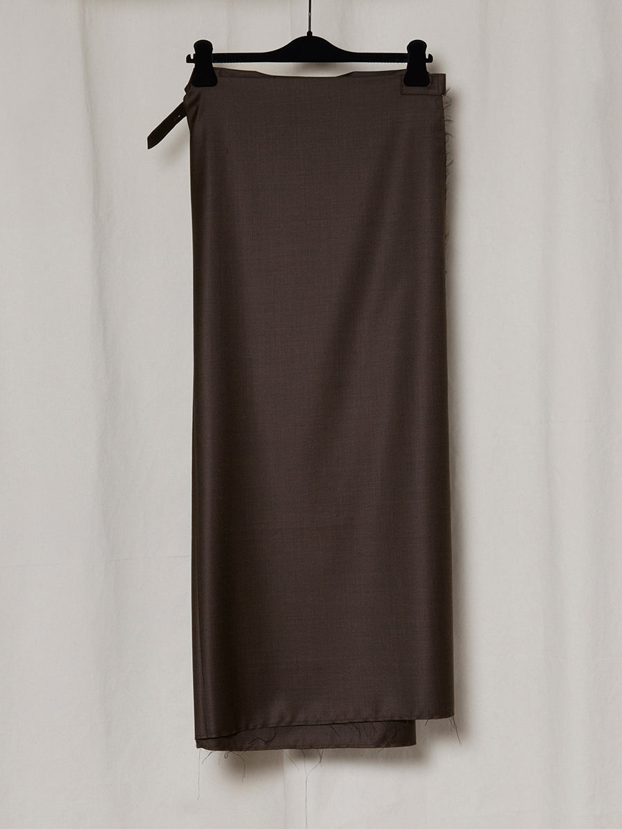 PRE-ORDER S19 NO.304 FINE WOOL WRAP SKIRT