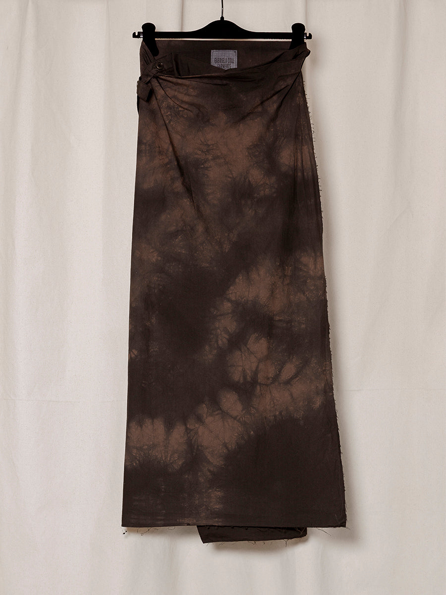 S18 NO.304 POPLIN WRAP SKIRT