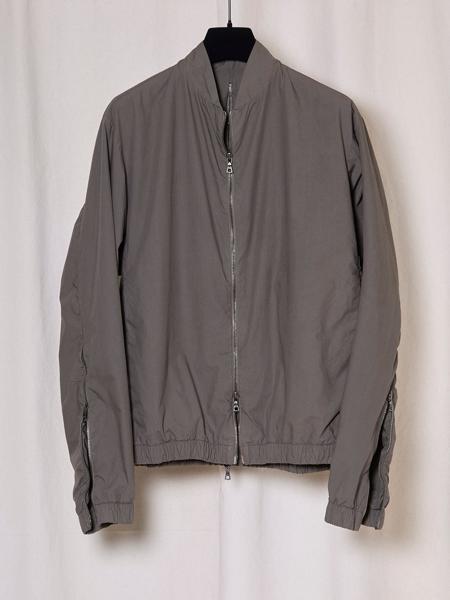 PREORDER S20 NO.306 DUST POPLIN DOUBLE SIX ZIPPER JACKET