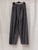S17 NO.310 BLACK DENIM CROSSED TROUSERS