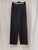 S17 NO.310 BLACK HEAVY WOOL CROSSED TROUSERS