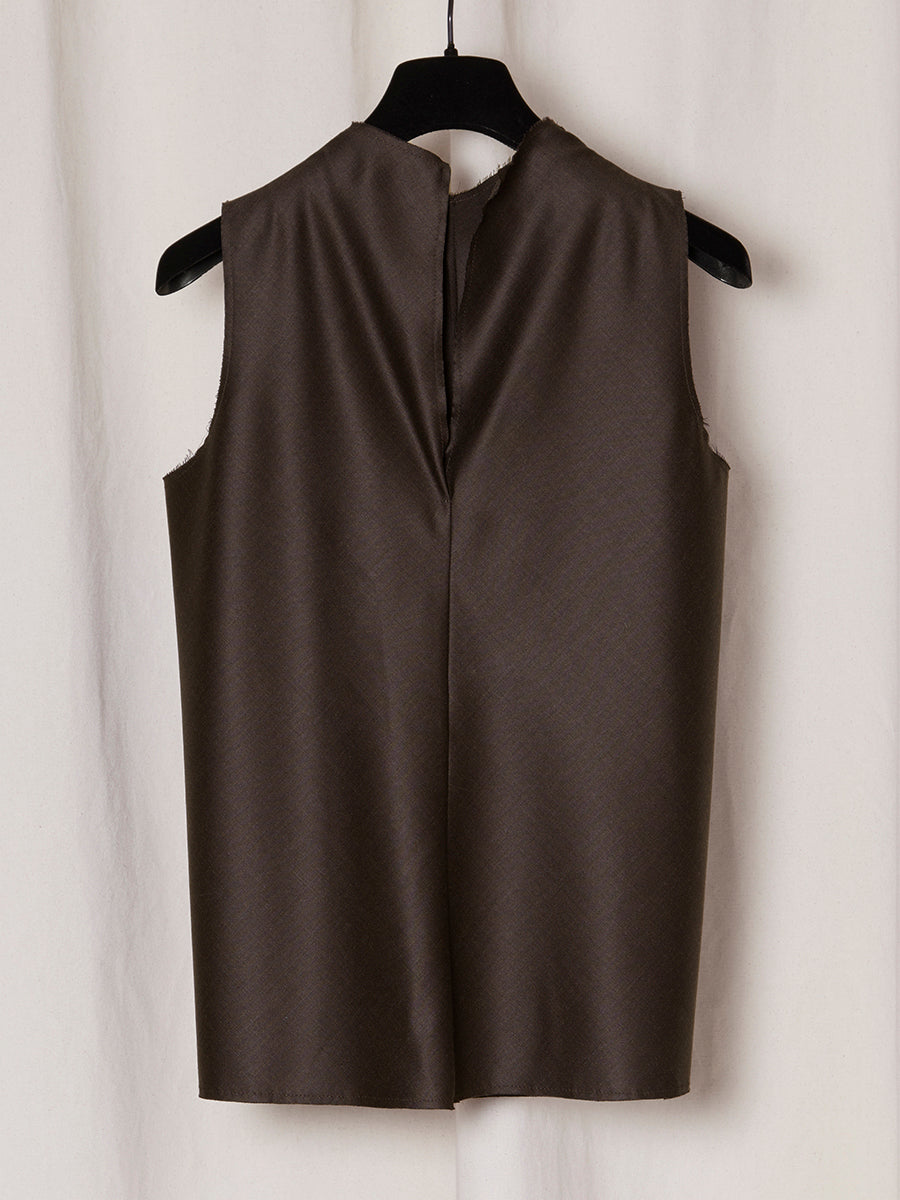 PRE-ORDER S19 NO.322 FINE WOOL CENTER SEAMS TOP