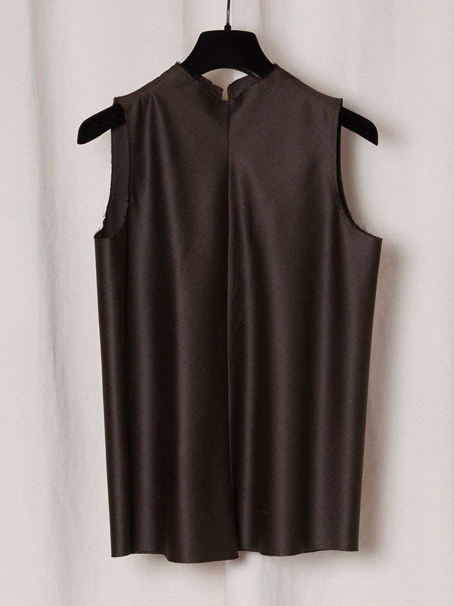 PRE-ORDER S19 NO.322 FINE WOOL CENTER SEAMS TOP