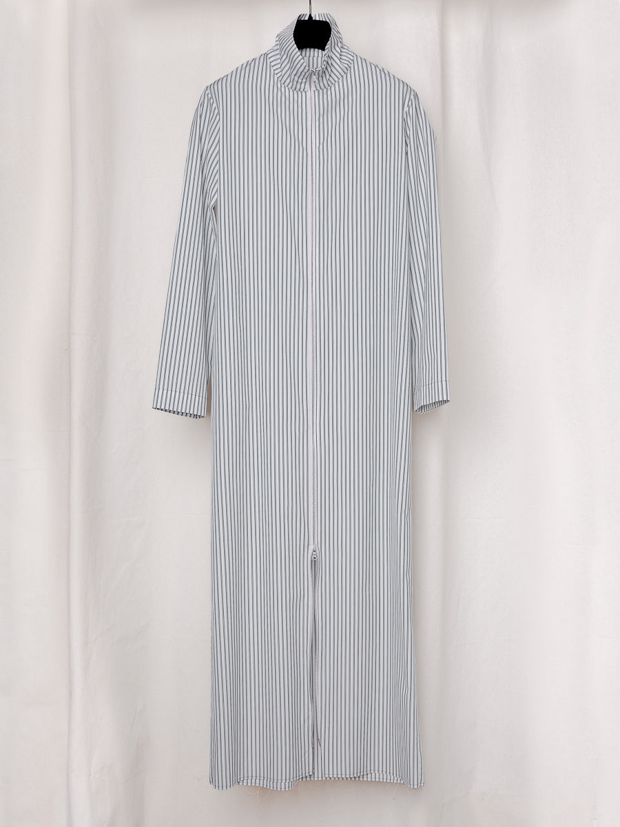 S17 NO.324 POPLIN ZIPPER LONG SHIRT