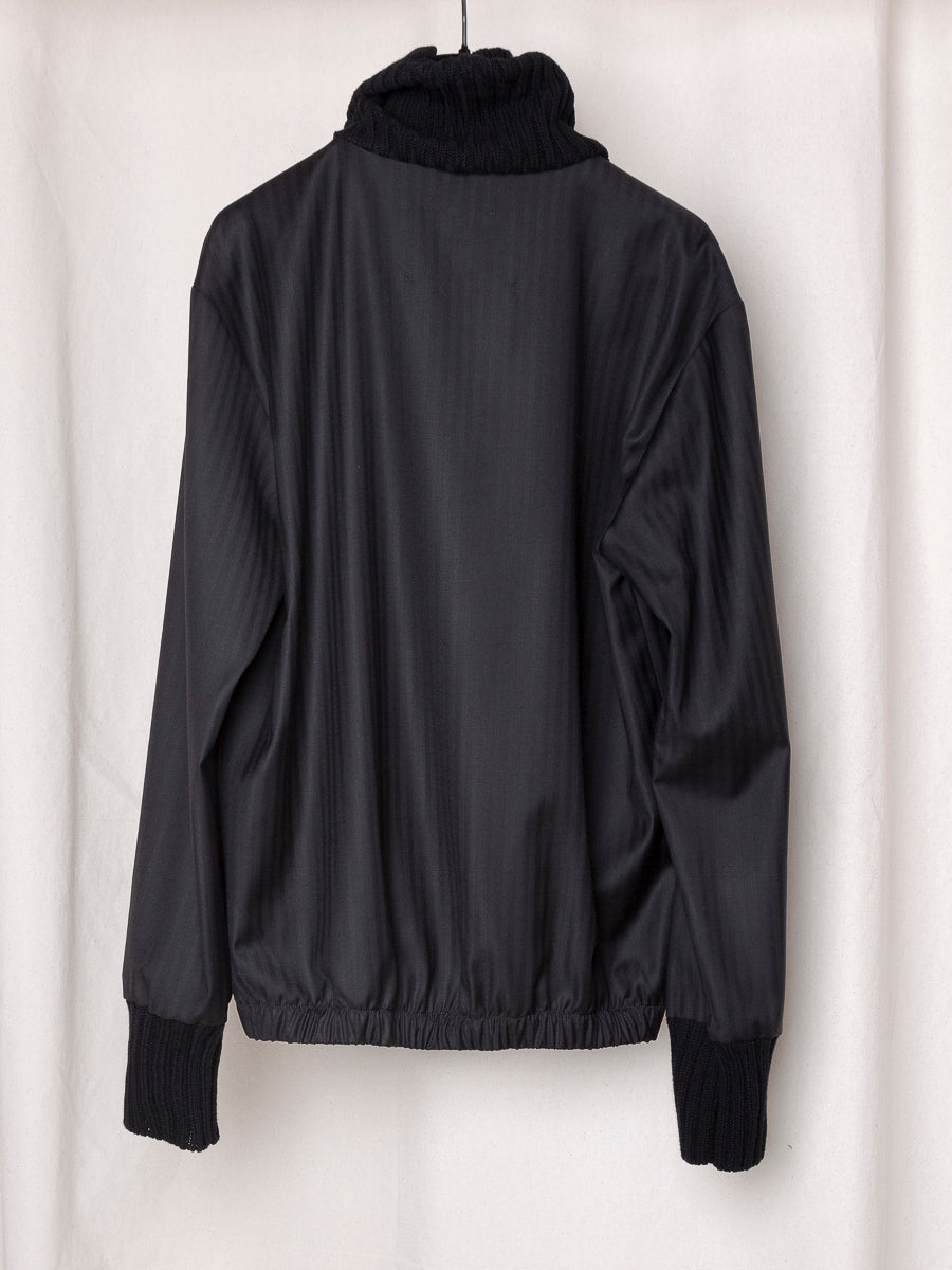 S17 NO.325 FINE WOOL RIB PULLOVER