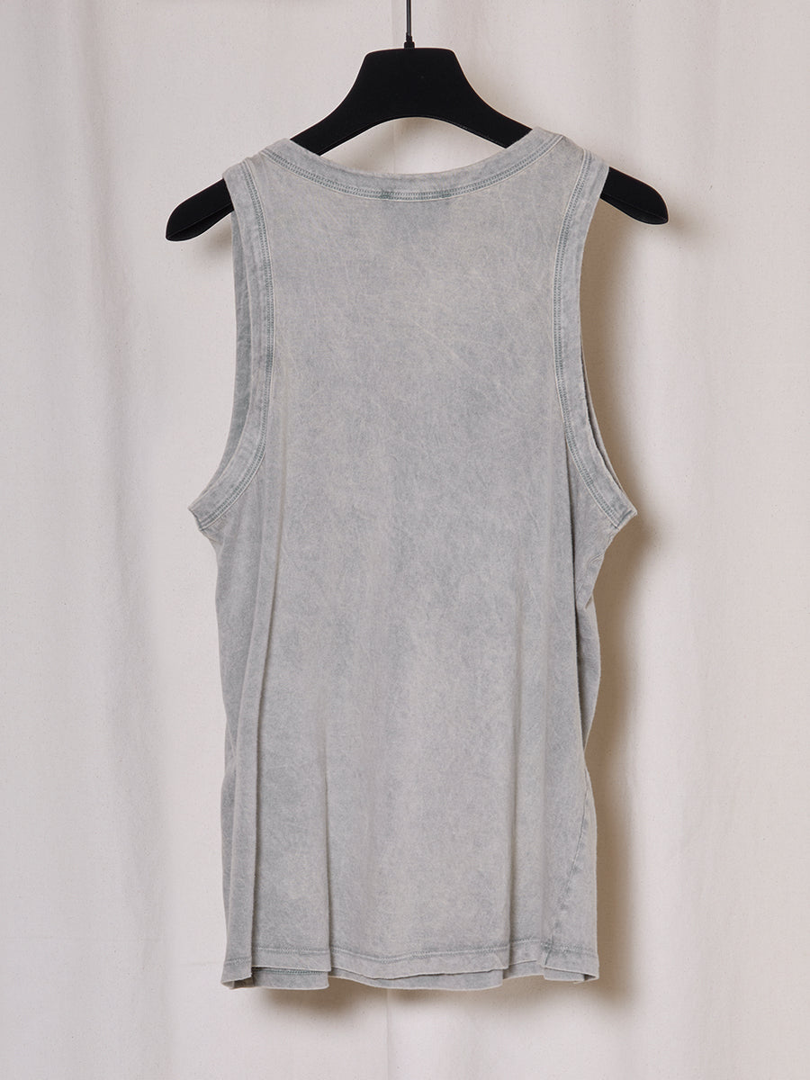 PREORDER S20 NO.326 SAGE STONEWASH ORGANIC COTTON TANK TOP