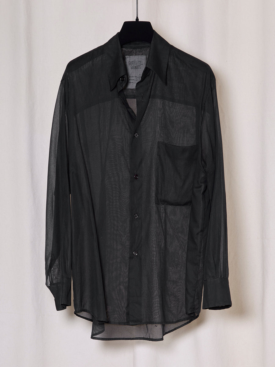 PREORDER S20 NO.328 COTTON VOILE OVERSIZED SHIRT