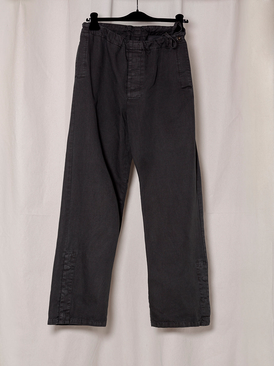 S18 NO.329 THIN CANVAS ADJUSTABLE TROUSERS