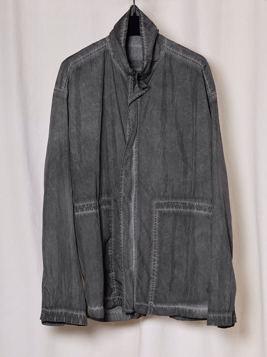 PREORDER S20 NO.356 OFF BLACK TECHNICAL GATHERED JACKET