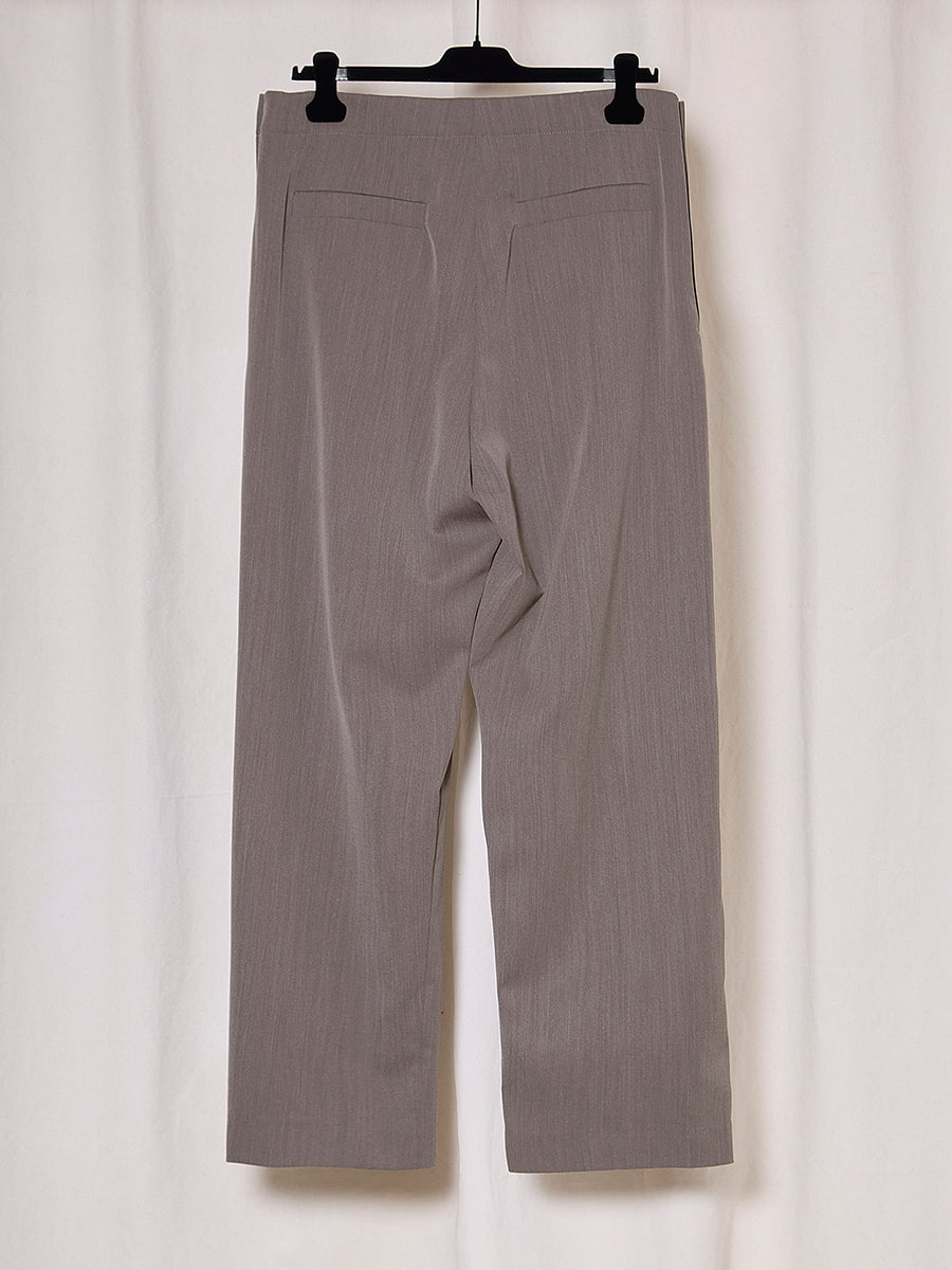 PREORDER S20 NO.353 GRANITE NYLWOOL BUTTON POCKET TROUSERS