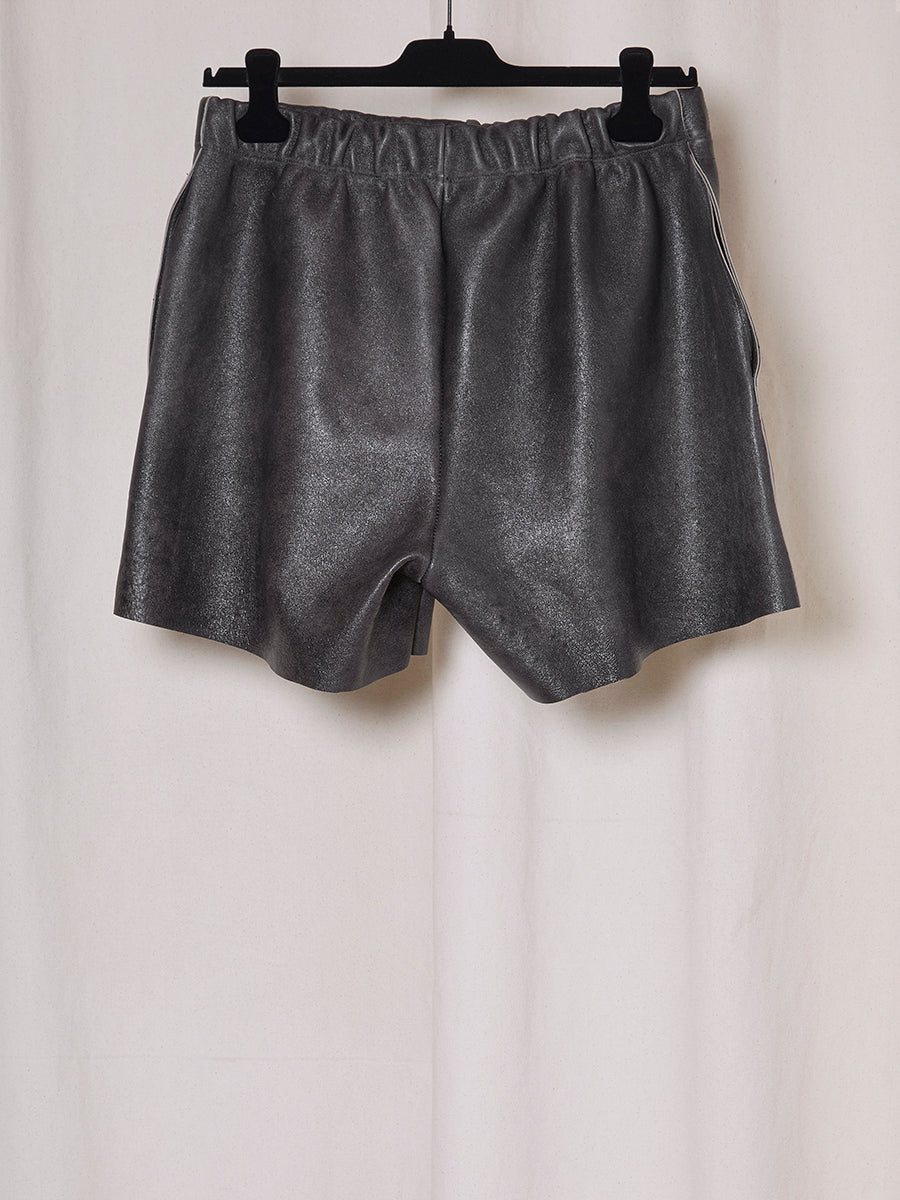 PREORDER S20 NO.358 LEATHER RUGBY SHORT TROUSERS
