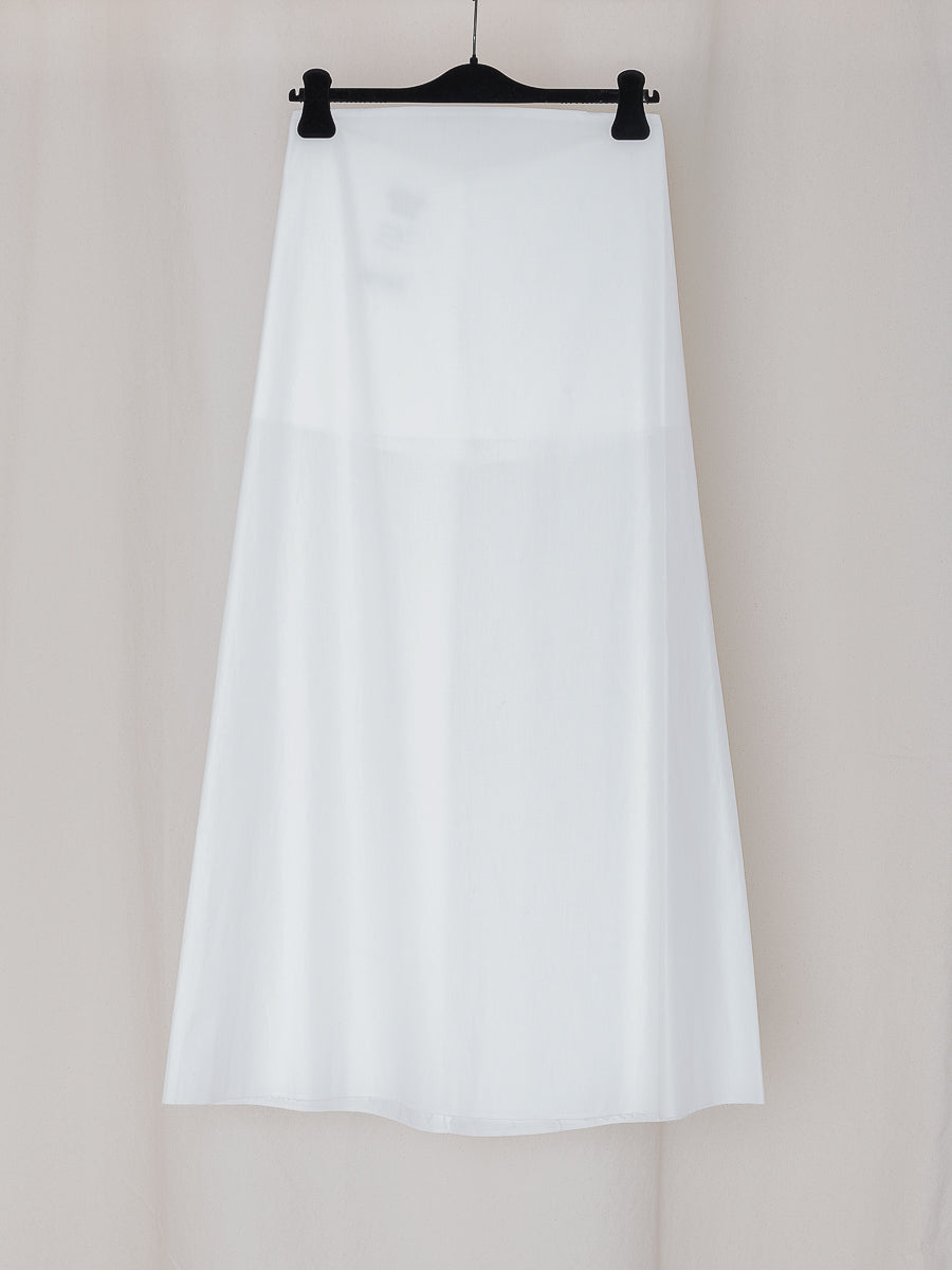 ARCHIVE NO.43 LONG POPLIN SKIRT