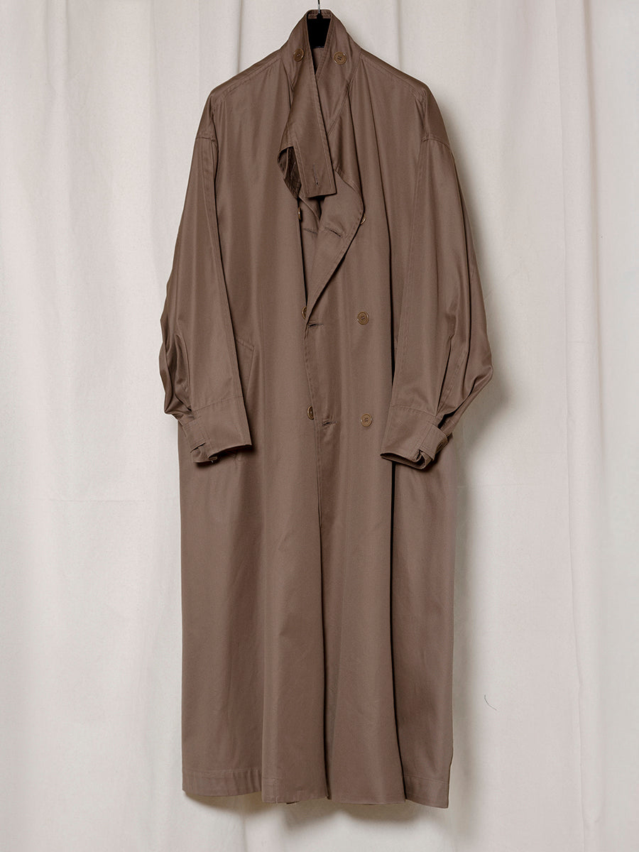 S18 NO.65 GABARDINE OVERSIZED COAT