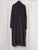S17 NO.65 BLACK HEAVY WOOL OVERSIZED COAT